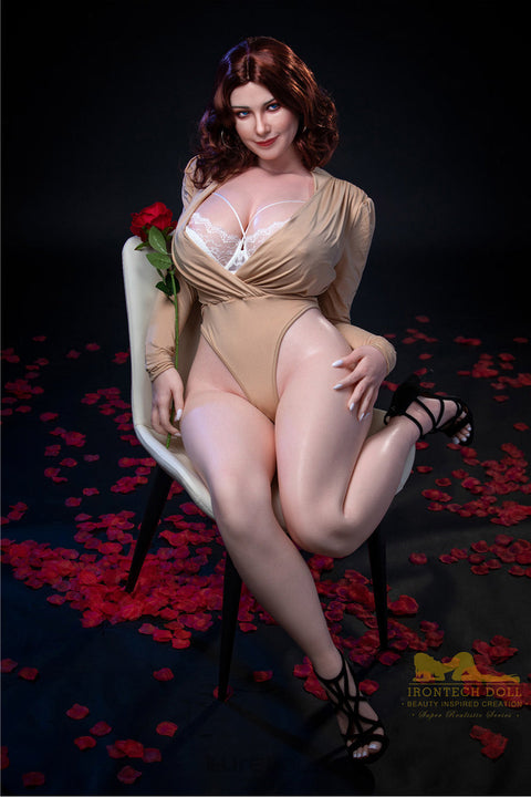 160cm/5'3" H-cup Full Silicone Sex Doll-Irontech Doll-Carmel