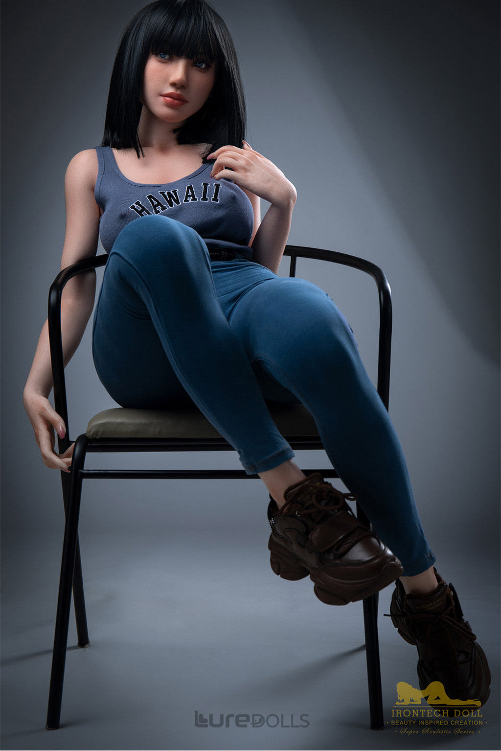 153cm/5'0" E-cup Full Silicone Sex Doll Natural-Irontech Doll