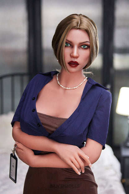 158cm/5'2" C-cup Silicone Head+TPE Body Sex Doll (Movable Jaw Head)-SY Doll