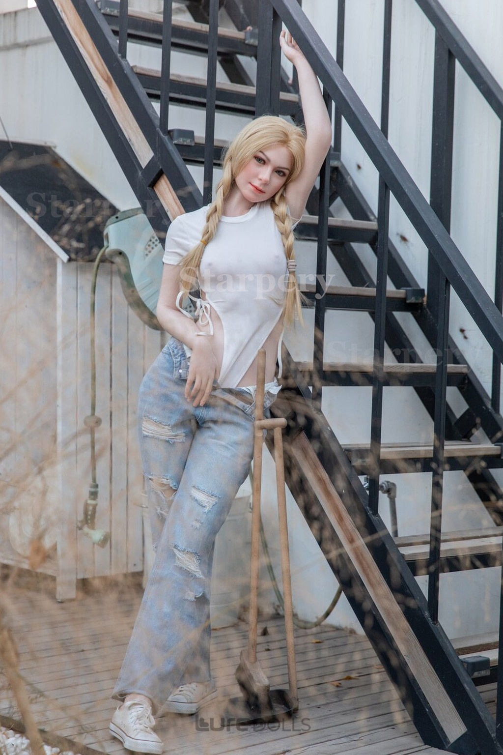 171cm/5'7" A-cup Silicone Head Sex Doll-Starpery Doll