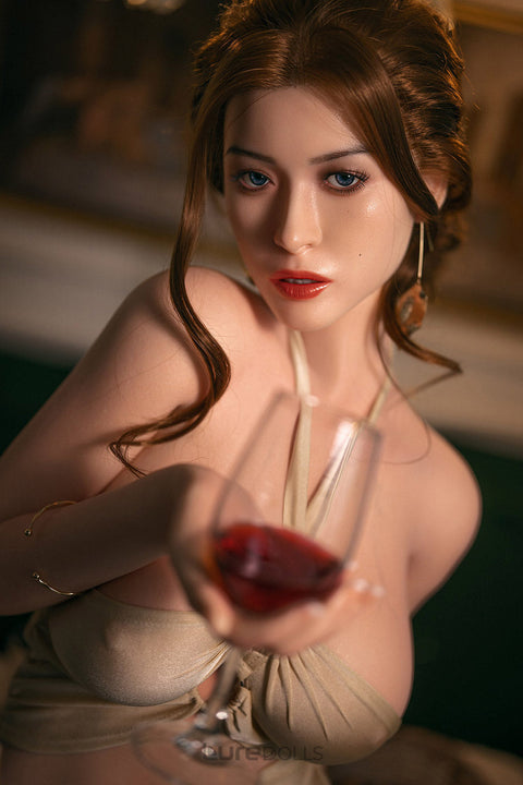 166cm/5'5" D-cup Full Silicone Sex Doll(Movable Jaw Head)-SY Doll-Calantha