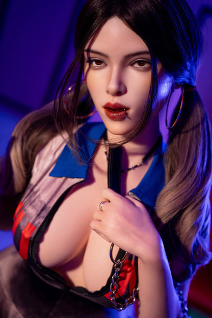 164cm/5'5" D-cup Full Silicone Sex Doll(Movable Jaw Head)-SY Doll