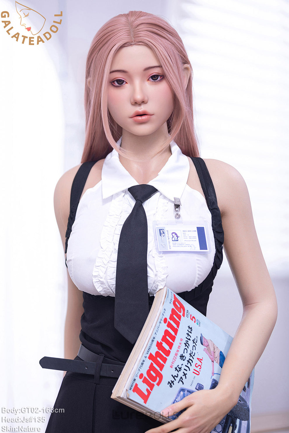 163cm/5'4" D-cup Full Silicone Sex Doll-Galatea Doll-Pearl