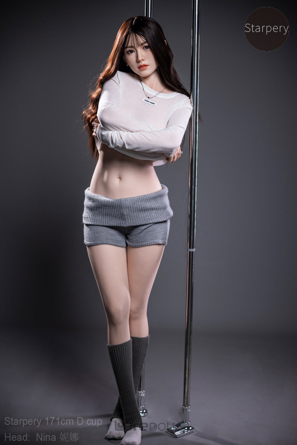 171cm/5'7" D-cup Silicone Head Sex Doll-Starpery Doll