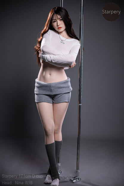 171cm/5'7" D-cup Silicone Head Sex Doll-Starpery Doll