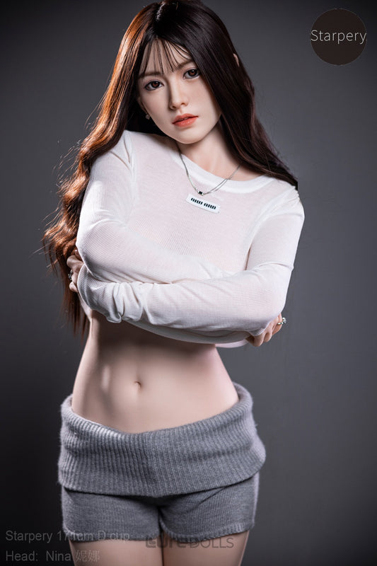 171cm/5'7" D-cup Silicone Head Sex Doll-Starpery Doll