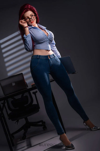 169cm/5'7" D-cup Silicone Head+TPE Body Sex Doll-SY Doll