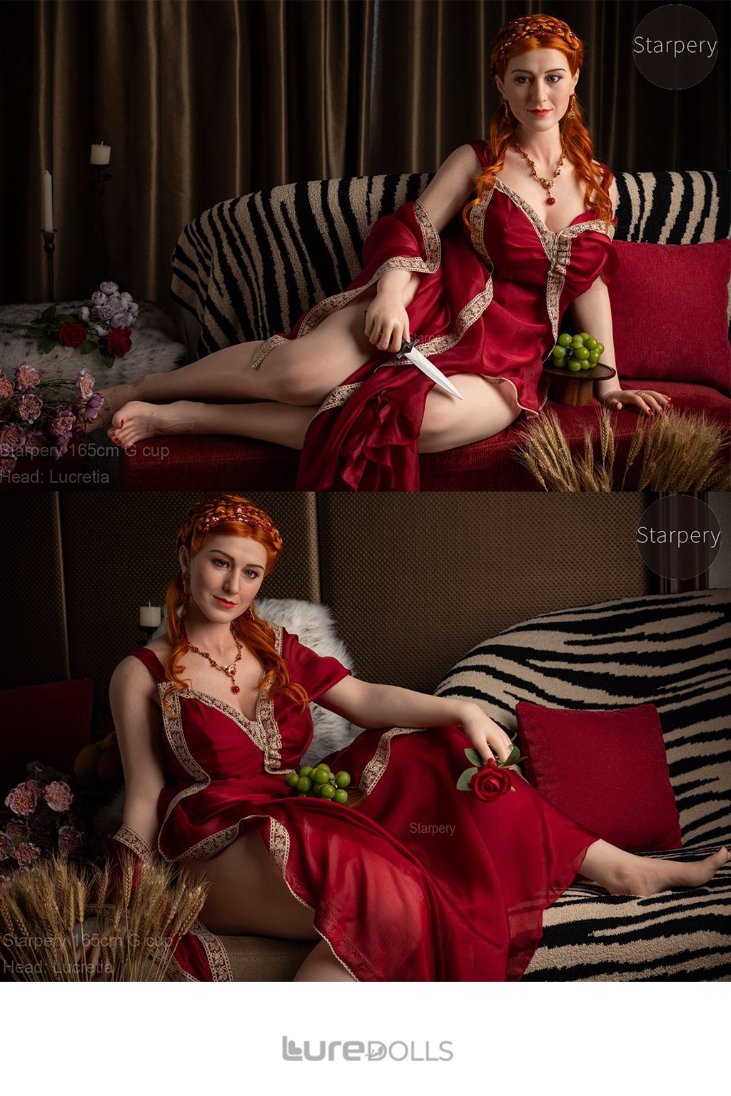 165cm/5'5" G-cup Silicone Head Sex Doll-Starpery Doll