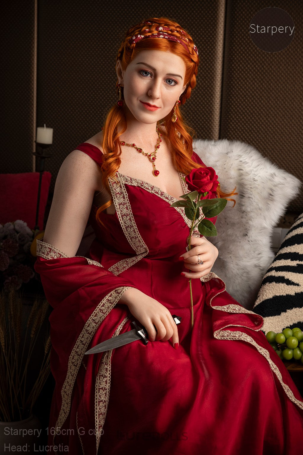 165cm/5'5" G-cup Silicone Head Sex Doll-Starpery Doll