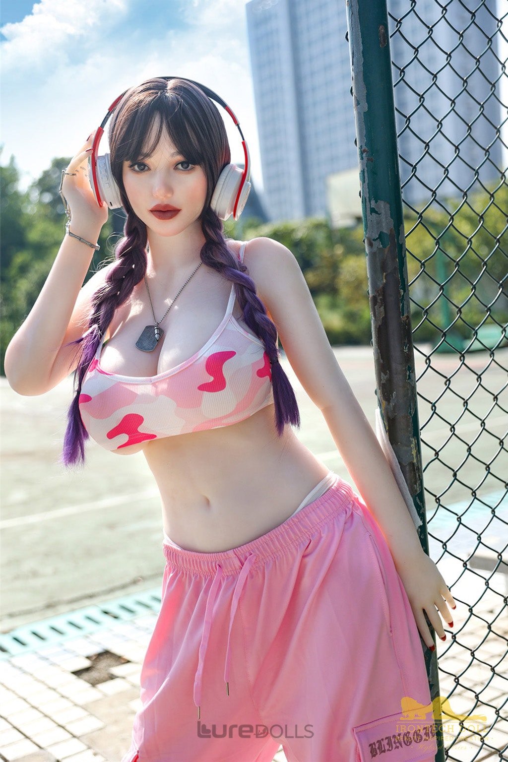163cm/5'4" F-cup Silicone Head+TPE Body Sex Doll-Irontech Doll