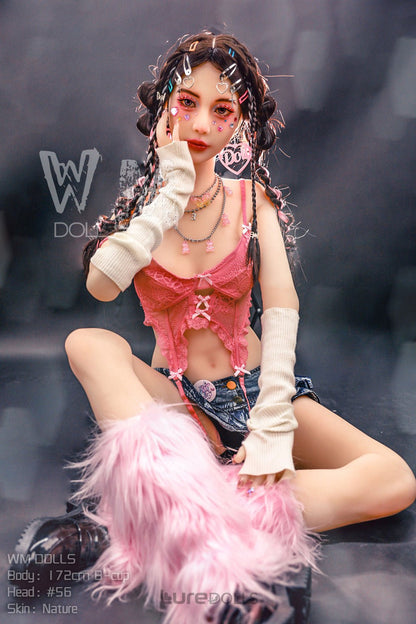 Nadia-172cm/5'8" B-Cup S-TPE Sex Doll Gel Breasts-WM Doll(in Stock)