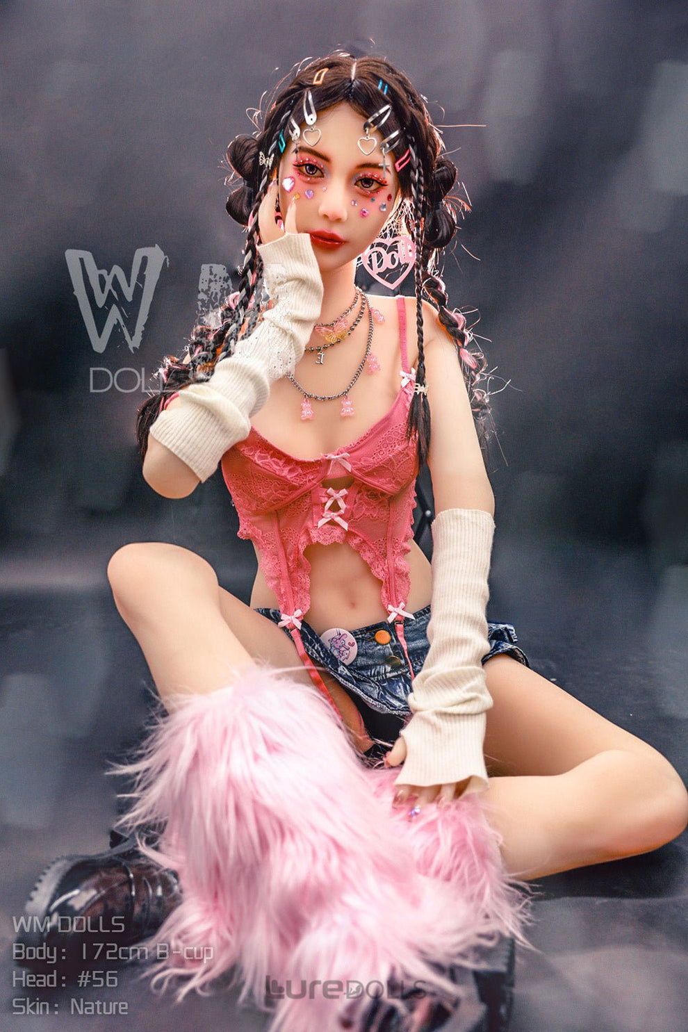 Nadia-172cm/5'8" B-Cup S-TPE Sex Doll Gel Breasts-WM Doll(in Stock)