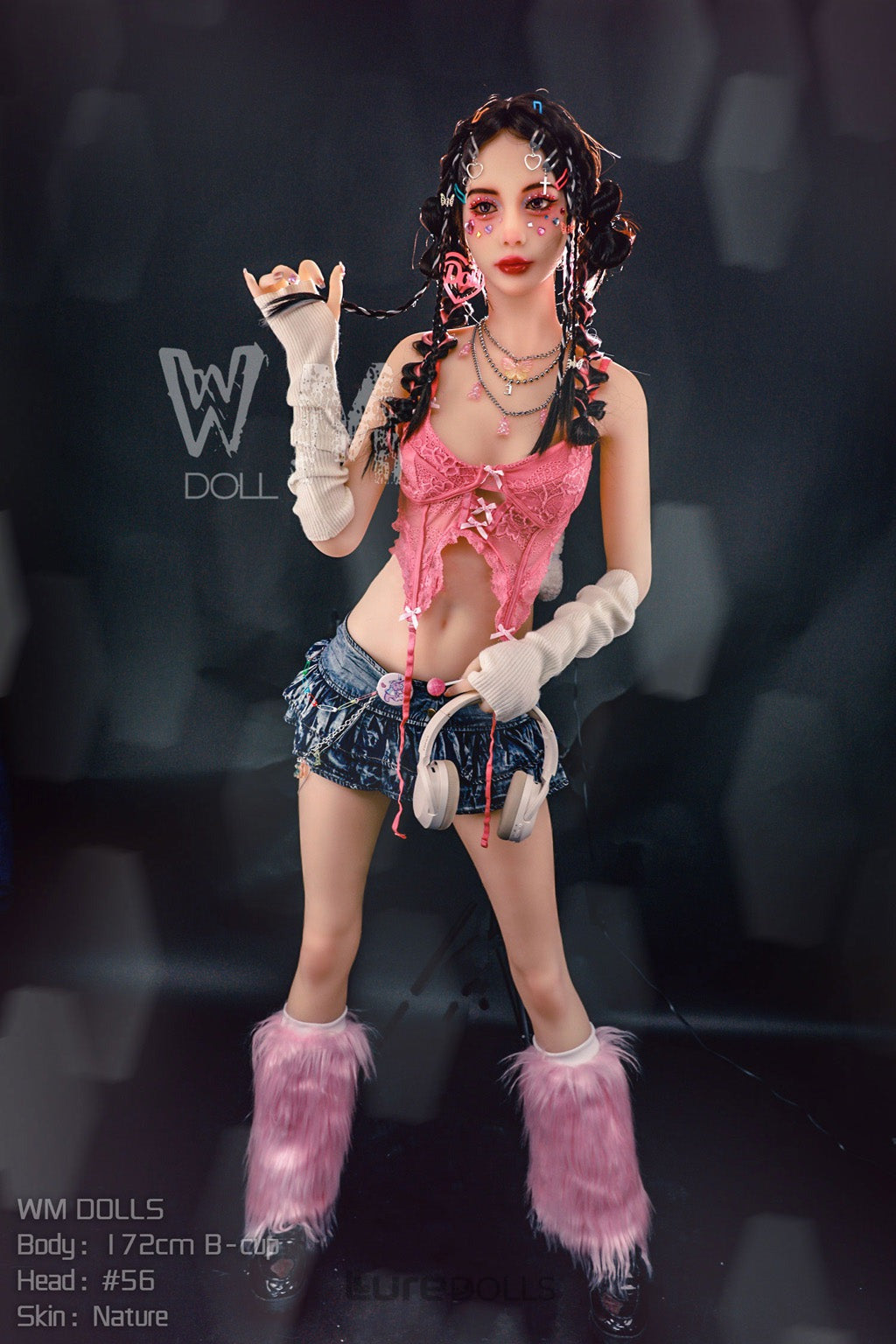 Nadia-172cm/5'8" B-Cup S-TPE Sex Doll Gel Breasts-WM Doll(in Stock)