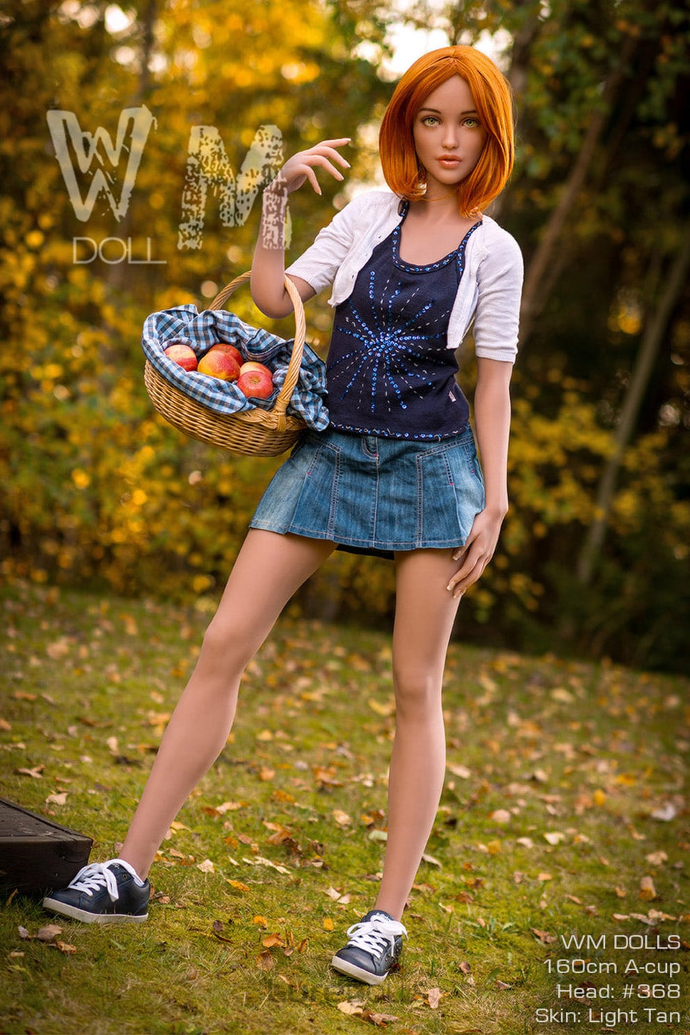 160cm/5'3" A-cup S-TPE Sex Doll Gel BreastsTan-WM Doll(in Stock)-Diana