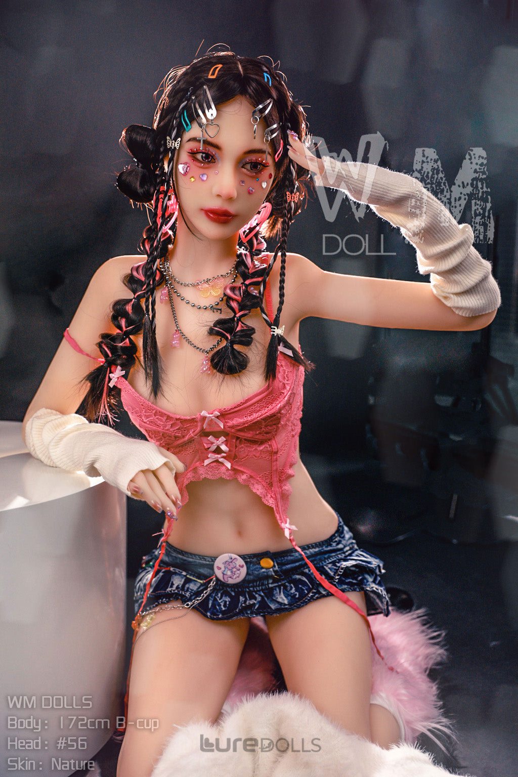Nadia-172cm/5'8" B-Cup S-TPE Sex Doll Gel Breasts-WM Doll(in Stock)