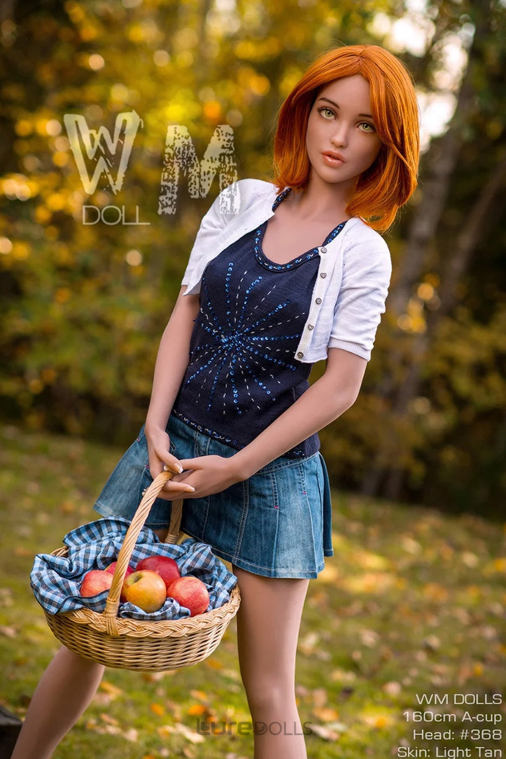 160cm/5'3" A-cup S-TPE Sex Doll Gel BreastsTan-WM Doll(in Stock)-Diana