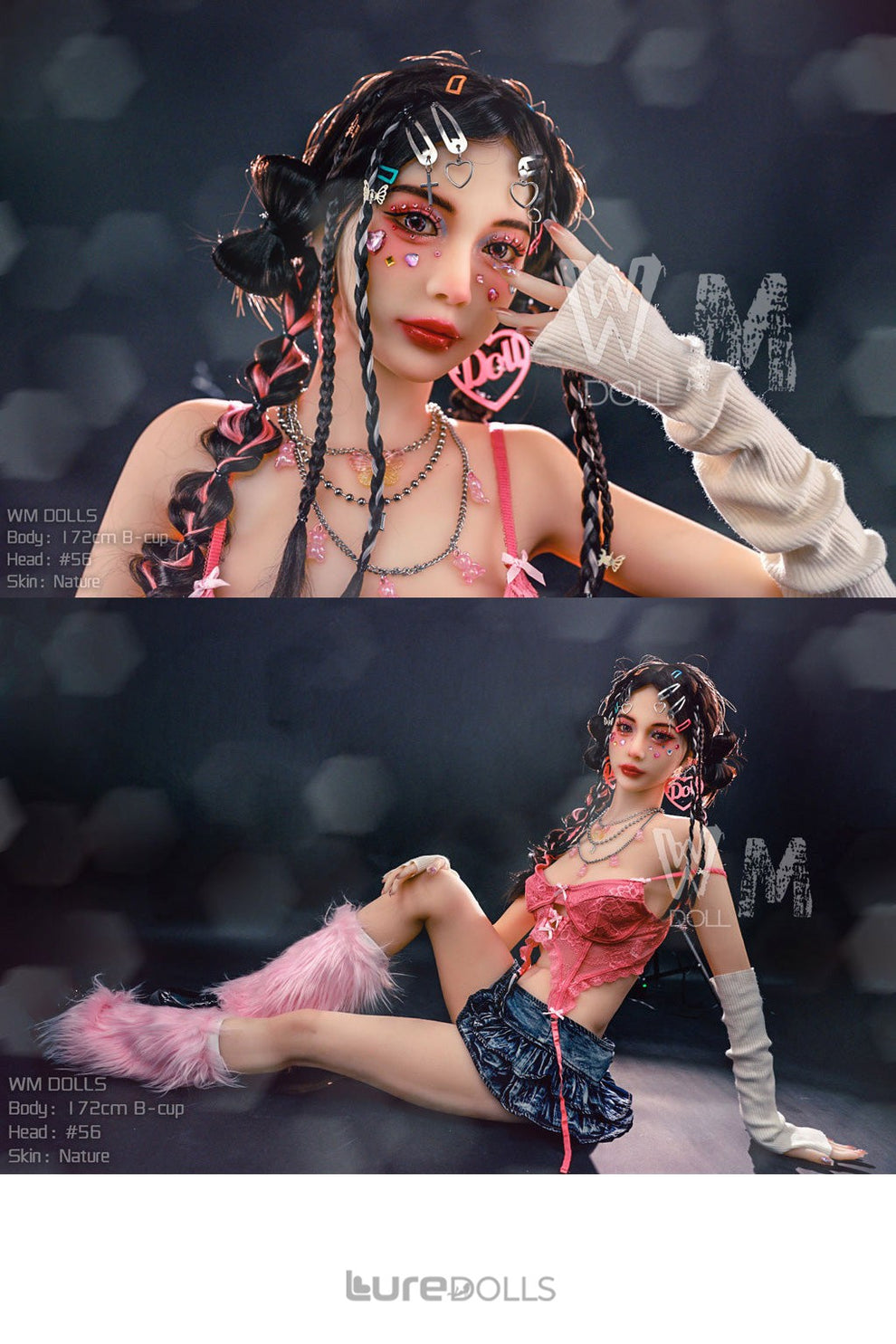 Nadia-172cm/5'8" B-Cup S-TPE Sex Doll Gel Breasts-WM Doll(in Stock)