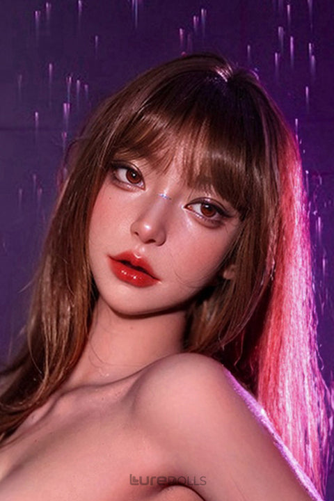 160cm/5'3" A-cup Silicone Head+TPE Body Sex Doll(Movable Jaw Head)-SY Doll-Grace
