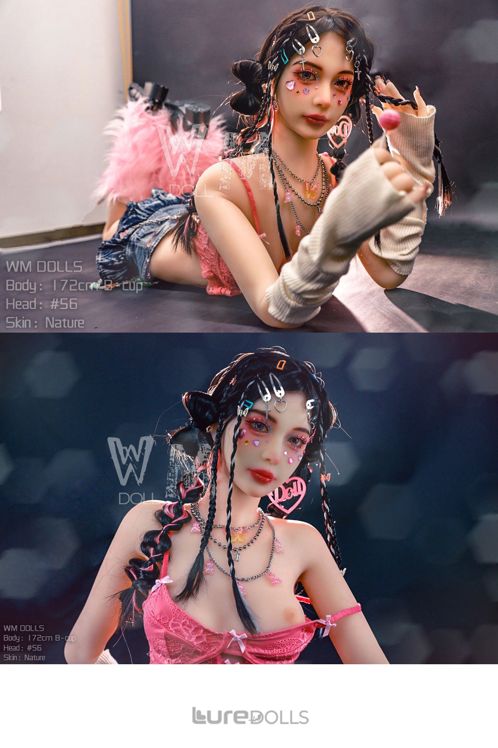 Nadia-172cm/5'8" B-Cup S-TPE Sex Doll Gel Breasts-WM Doll(in Stock)