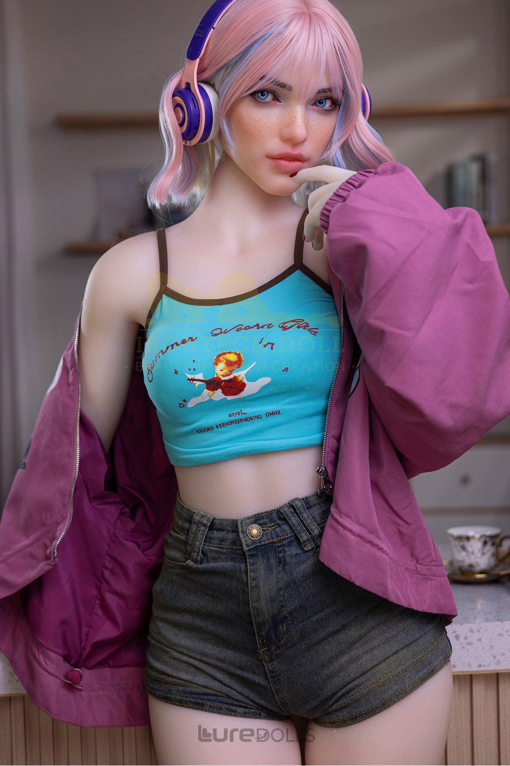 162cm/5'4" D-cup Silicone Head+TPE Body Sex Doll-Irontech Doll