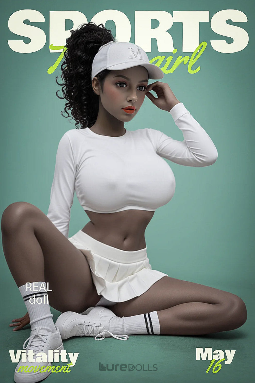 158cm/5'2" D-cup Full TPE Sex Doll-SY Doll(black)-Eloise