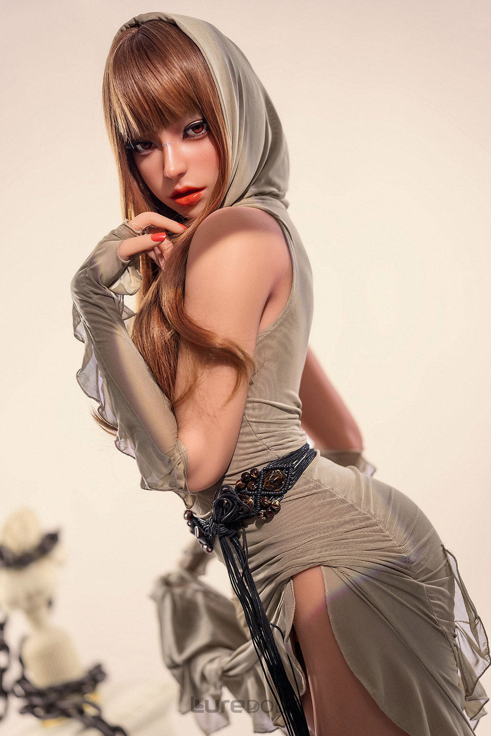 160cm/5'3" A-cup Silicone Head+TPE Body Sex Doll(Movable Jaw Head)-SY Doll-Amanda