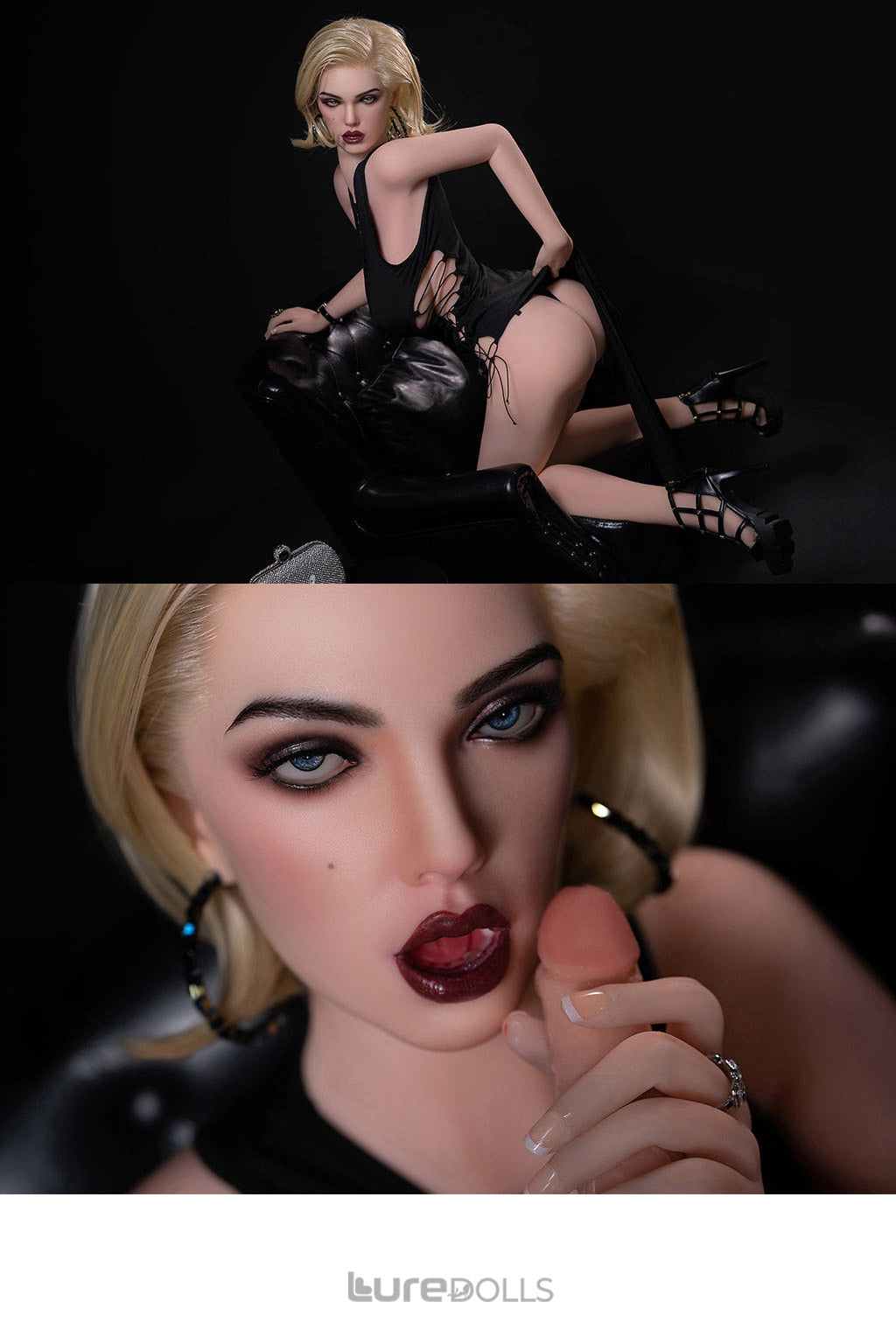 170cm/5'7" D-cup Silicone Head+TPE Body Sex Doll(Movable Jaw Head)-SY Doll
