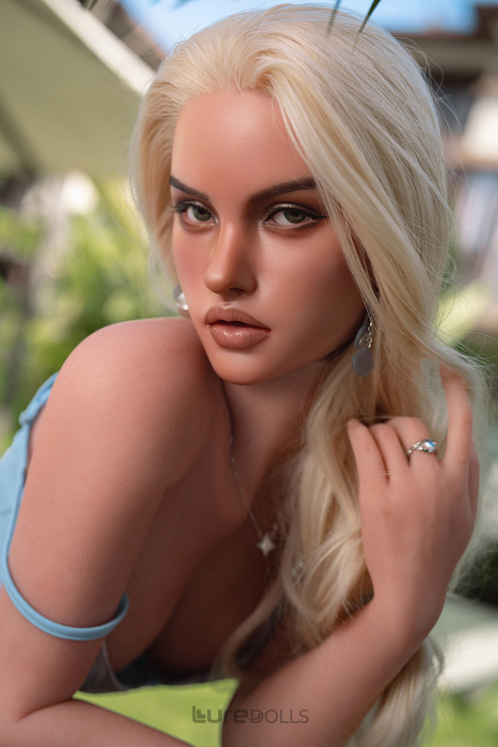 160cm/5'3" C-cup Silicone Head+TPE Body Sex Doll(Movable Jaw Head)-SY Doll