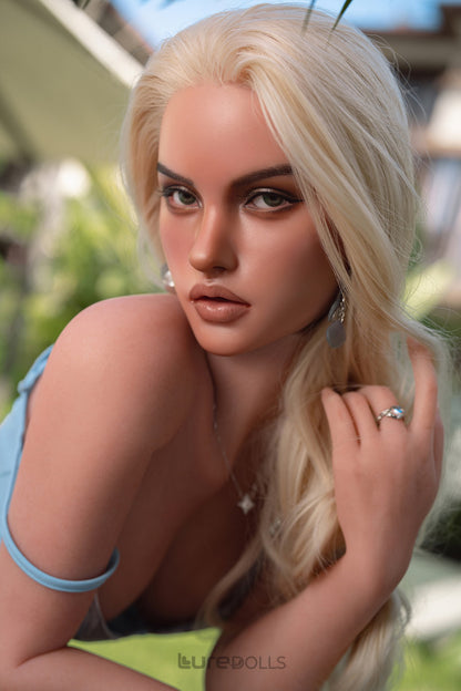 160cm/5'3" C-cup Silicone Head+TPE Body Sex Doll(Movable Jaw Head)-SY Doll