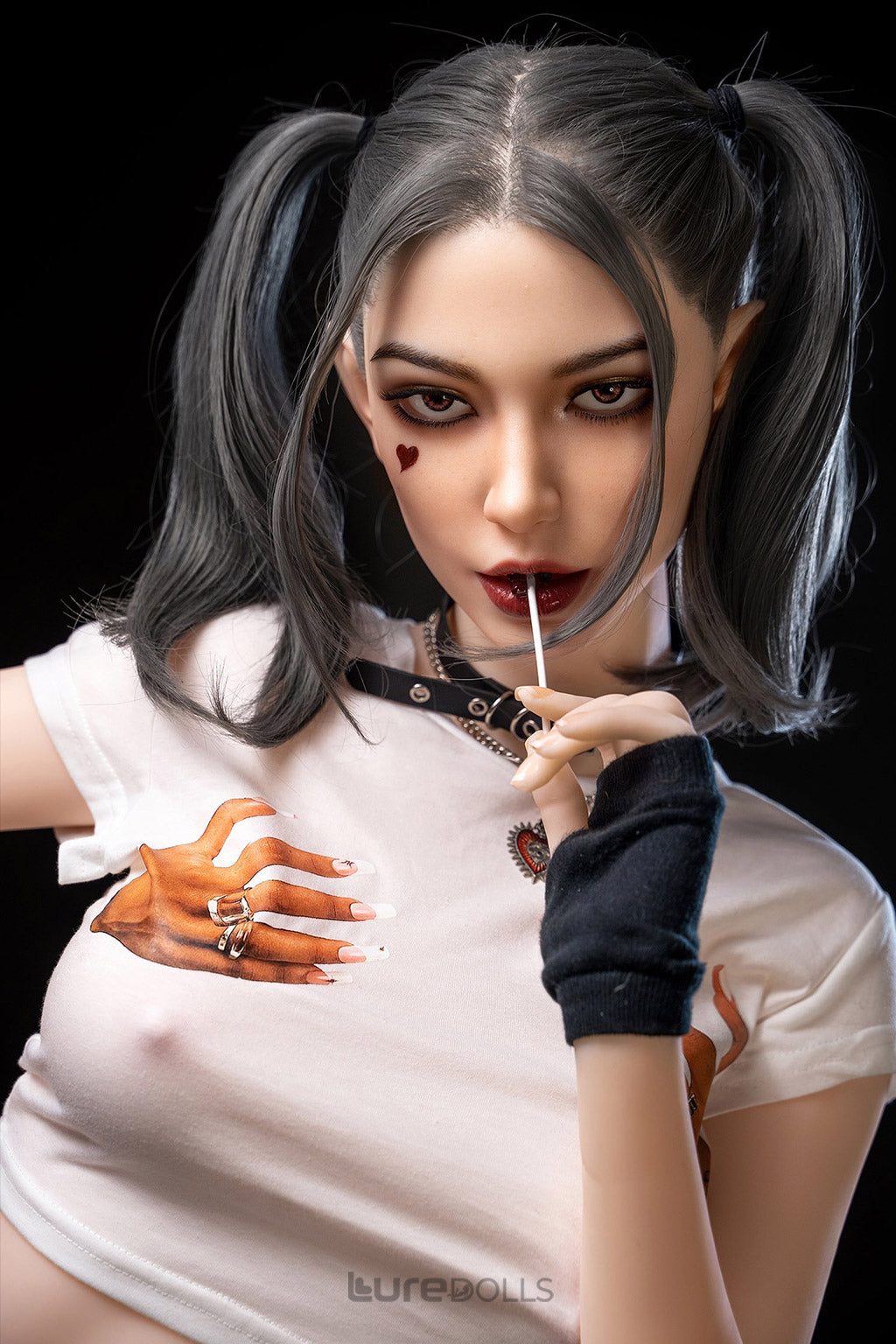 173cm/5'8" C-cup Silicone Head+TPE Body Sex Doll(Movable Jaw Head)-SY Doll