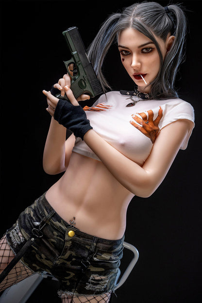 173cm/5'8" C-cup Silicone Head+TPE Body Sex Doll Eudora(Movable Jaw Head)-SY Doll(in Stock)