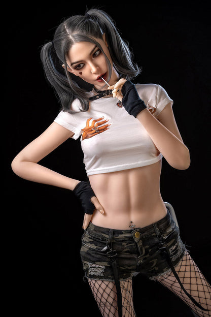 173cm/5'8" C-cup Silicone Head+TPE Body Sex Doll Eudora(Movable Jaw Head)-SY Doll(in Stock)