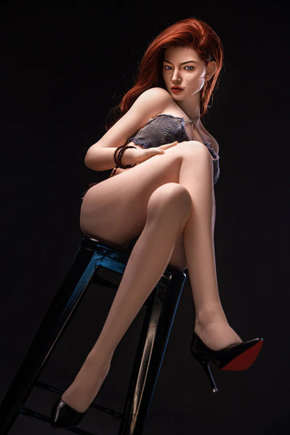 173cm/5'8" C-cup Silicone Head+TPE Body Sex Doll(Movable Jaw Head)-SY Doll