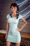 166cm/5'5" C-Cup S-TPE Sex Doll Gel Breasts Tan-WM Doll(in Stock)