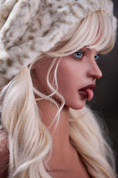 152cm/5'0" F-cup Silicone Head+TPE Body Sex Doll (Movable Jaw Head)-SY Doll